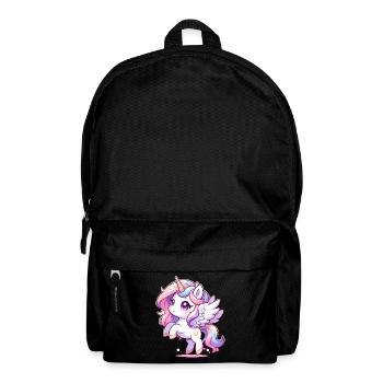 Magisches Einhorn - Rucksack - Schwarz - Vorne