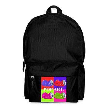 Pop Art Cola Dosen Design - Rucksack - Schwarz - Vorne