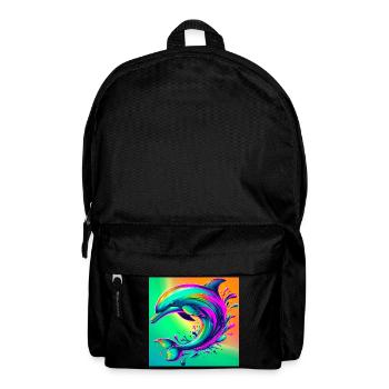 Delfin - Rucksack - Schwarz - Vorne