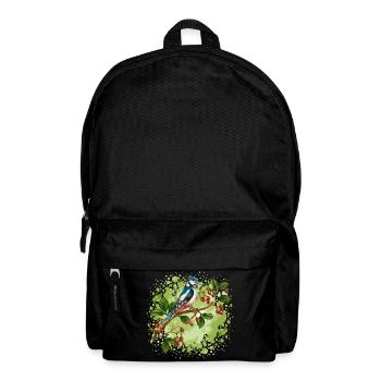 Colorful bird - Backpack - black - Front
