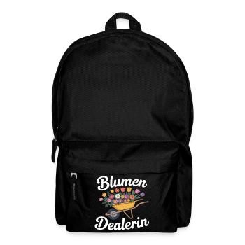 Blumendealerin - Rucksack - Schwarz - Vorne