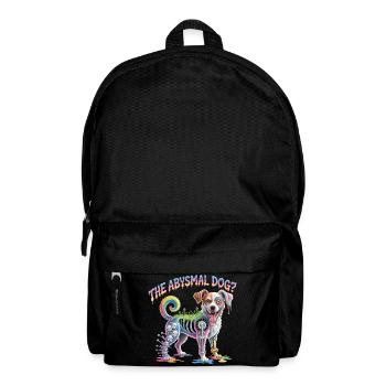 Psychedelischer abyssimaler Hund Illustration - Rucksack - Schwarz - Vorne