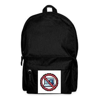 Gadgets to Avoid Panel - Backpack - black - Front
