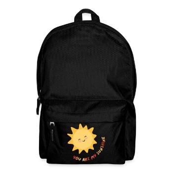 Mon rayon de soleil - Sac à dos - noir - Devant
