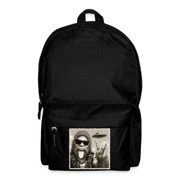 Rock, Rocker, Musique Rock, Main Rock, OVNI Bigfoot - Sac à dos - noir - Devant