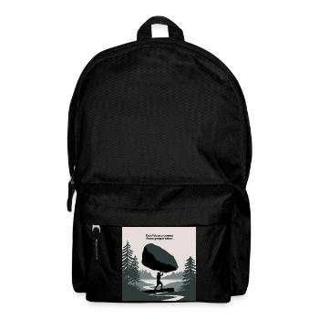 Empowered Équilibre Nature Succès Motivant - Sac à dos - noir - Devant