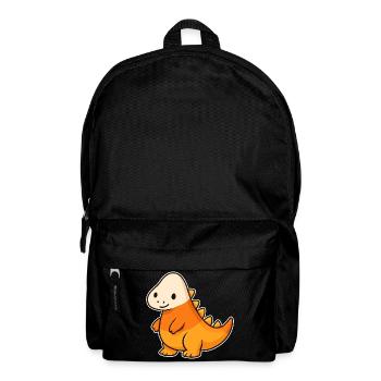 Playful dinosaur motif for children - Backpack - black - Front