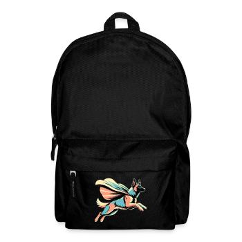 Super Maligator Belgischer Schäferhund Geschenk - Rucksack - Schwarz - Vorne