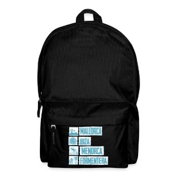 Inseln Balearen - Rucksack - Schwarz - Vorne