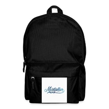 Montpellier Hand Lettering Design - Backpack - black - Front