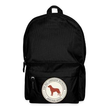 Labrador Retriever Emblem Design - Backpack - black - Front
