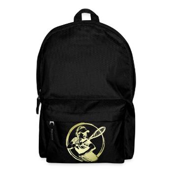 Tennis Spielerin Silhouette - Rucksack - Schwarz - Vorne
