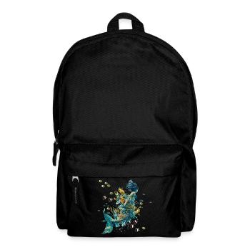 Hydro Mermaid with Coral Sea - Backpack - black - Front