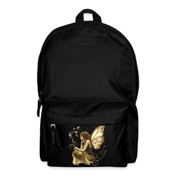 Noble fairy with butterfly wings - Backpack - black - Front