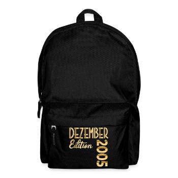 21st Birthday Birthday 2005 December - Backpack - black - Front
