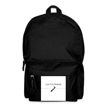 Love New Zealand Silhouette - Sac à dos - noir - Devant