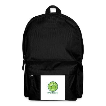 Plantpower Green Thumb Logo - Backpack - black - Front