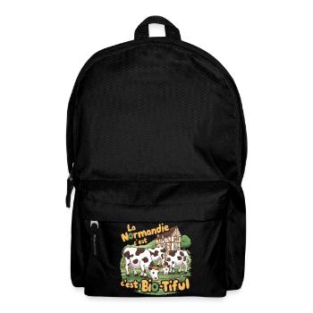 Normandie ist ein bio-tiful humorvolles Geschenk - Rucksack - Schwarz - Vorne