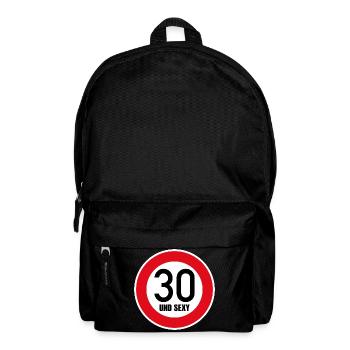 30th Birthday Sexy Shield Tempo 30 and Sexy 30 - Backpack - black - Front