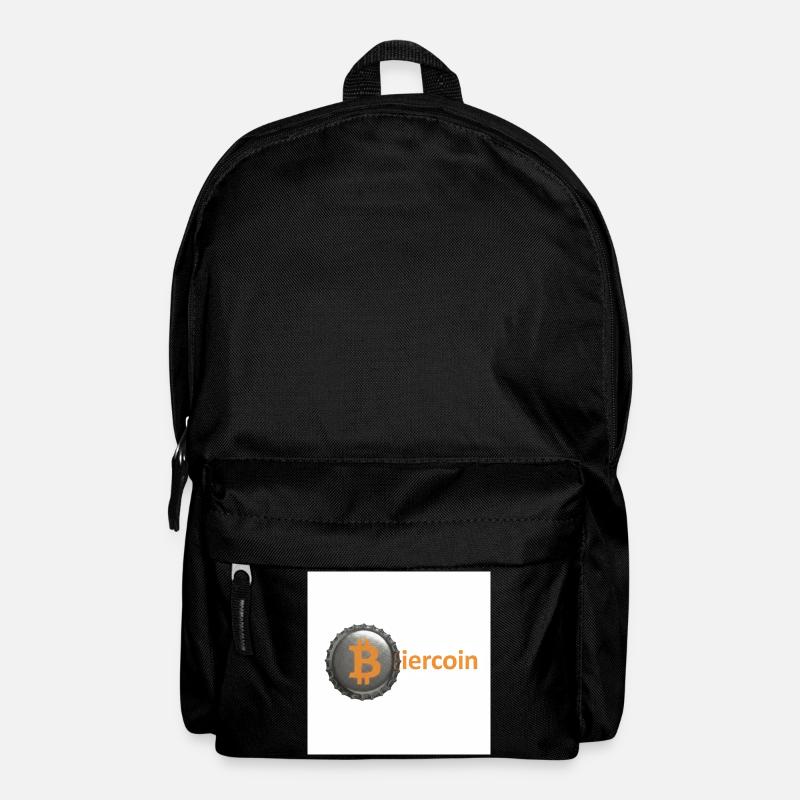 BierCoin Bitcoin Logo - Backpack - black