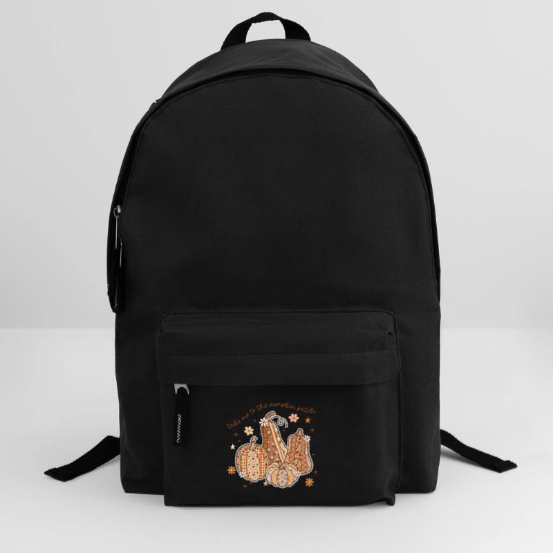 Patchwork Kürbis Patch Rucksack