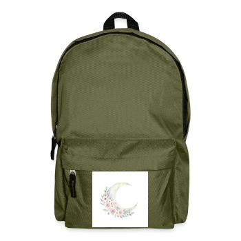 Mondblütenkranz - Rucksack - Olivgrün - Vorne