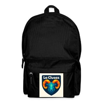 La Clusaz Geometric Ram Crest - Sac à dos - noir - Devant