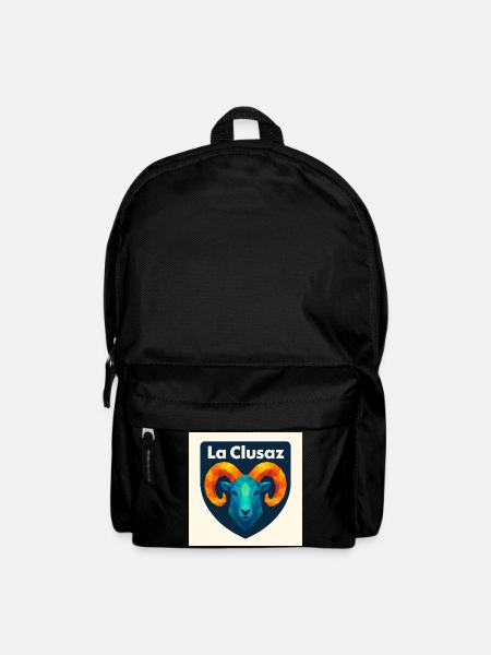 La Clusaz Geometric Ram Crest - Backpack - black