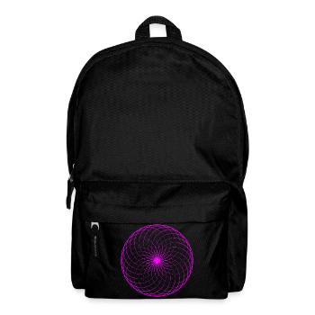 Neonspirale Netz Torus - Rucksack - Schwarz - Vorne
