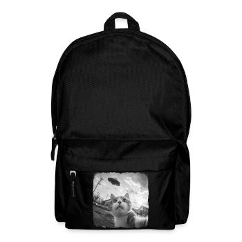 Chat et OVNI - Sac à dos - noir - Devant