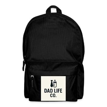 Dad Life Co Büro Flaschen - Rucksack - Schwarz - Vorne