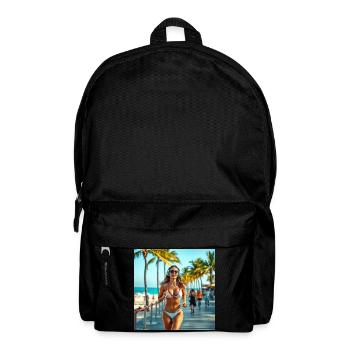 Sonnenstrand Fitnesslauf - Rucksack - Schwarz - Vorne
