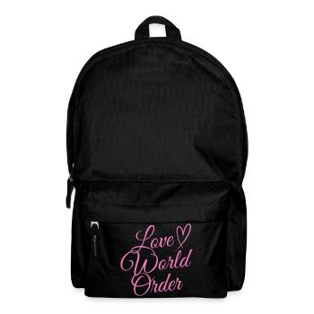 Liebe World Rider - Rucksack - Schwarz - Vorne