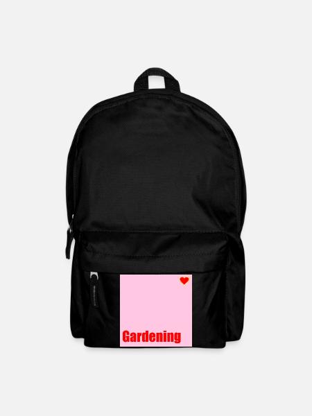 Gartenarbeit Liebe Garten - Rucksack - Schwarz