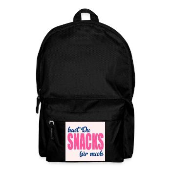 LOVE FOOD SNACKS - Sac à dos - noir - Devant