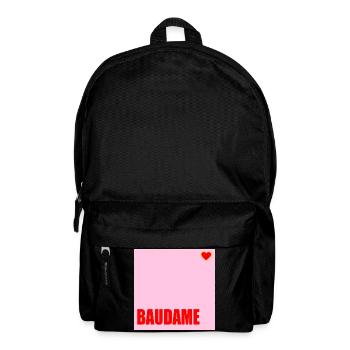 CLIENT BAUDAME HAUSBAU HERZ - Backpack - black - Front