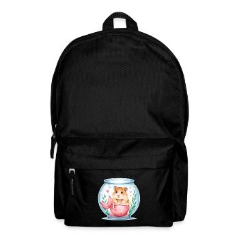 Mermaid Hamster – Cute Magical Aquarium Art - Rucksack - Schwarz - Vorne