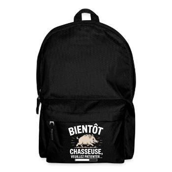 Bald ein Jäger - Rucksack - Schwarz - Vorne