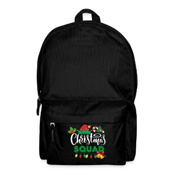 christmas squad. marry christmas - Backpack - black - Front