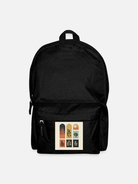 Grille des plantes d’automne - Sac à dos - noir