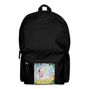 Elf in the kingdom of flowers - Backpack - black - Front