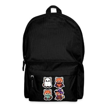 Halloween Kawaii Panda Mignon Costume Cadeau - Sac à dos - noir - Devant