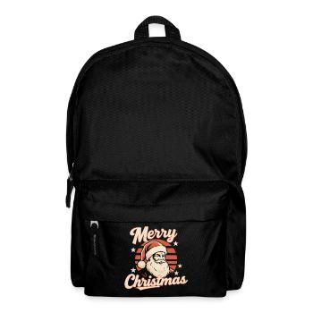 Père Noël Vintage - Sac à dos - noir - Devant