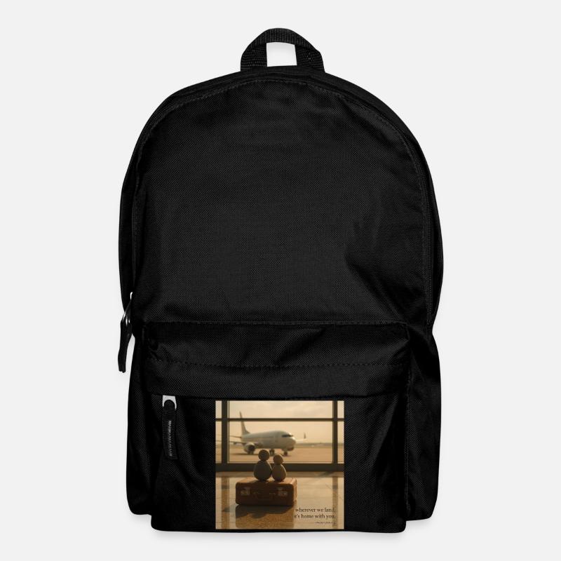 Heimkehrende Herzen am Terminal - Rucksack - Schwarz