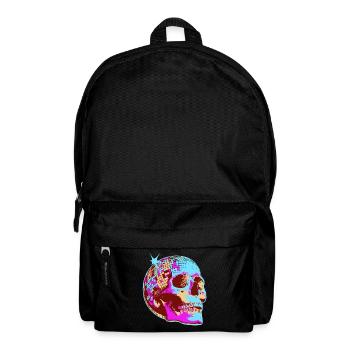 Disco Totenkopf Mosaik - Rucksack - Schwarz - Vorne