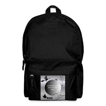 Ganzjährige Hexe Motiv Halloween - Rucksack - Schwarz - Vorne