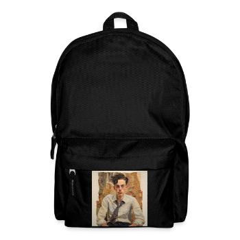 Patchwork Portrait Vintage - Sac à dos - noir - Devant