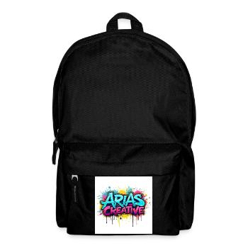 Aris Creative Graffiti-Logo - Rucksack - Schwarz - Vorne