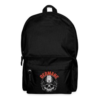 German Skull Motorradhelm Germane - Rucksack - Schwarz - Vorne