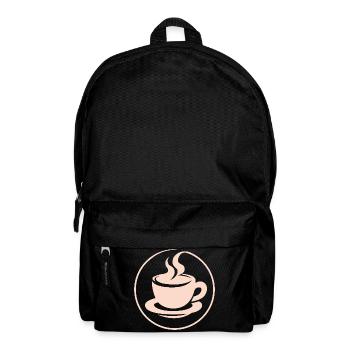 Tasse à café minimaliste – Café Design - Sac à dos - noir - Devant